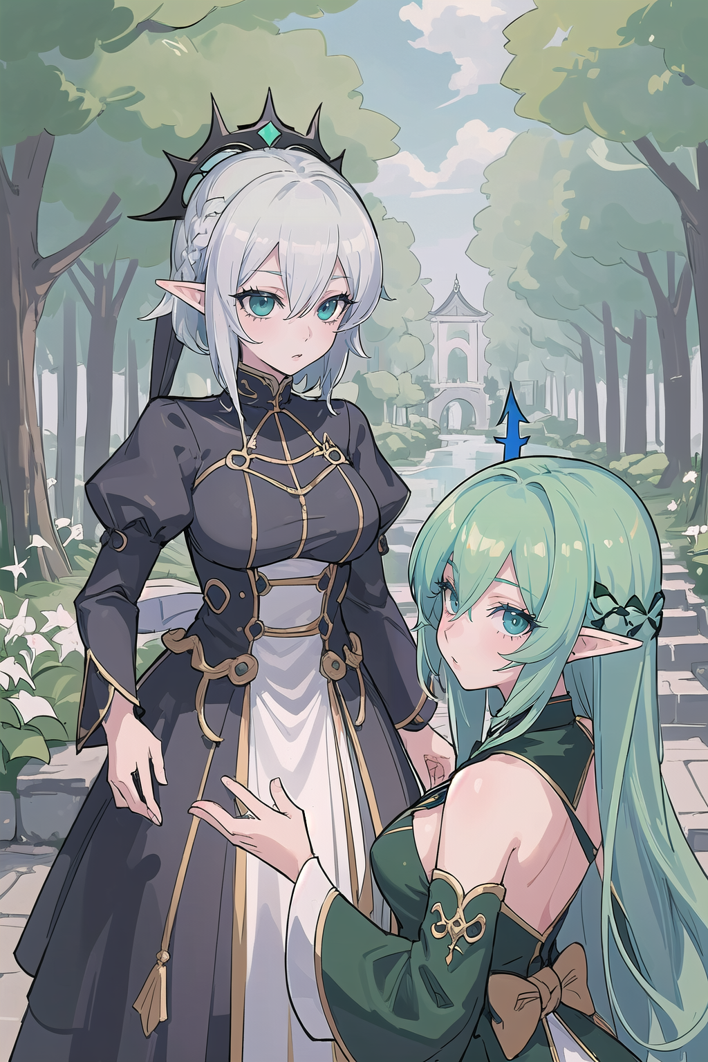 00223-360464082-(masterpiece, best_quality, ultra-detailed, immaculate_1.3), epic, illustration, elf rune knight lord , white hair, short bombsh.png